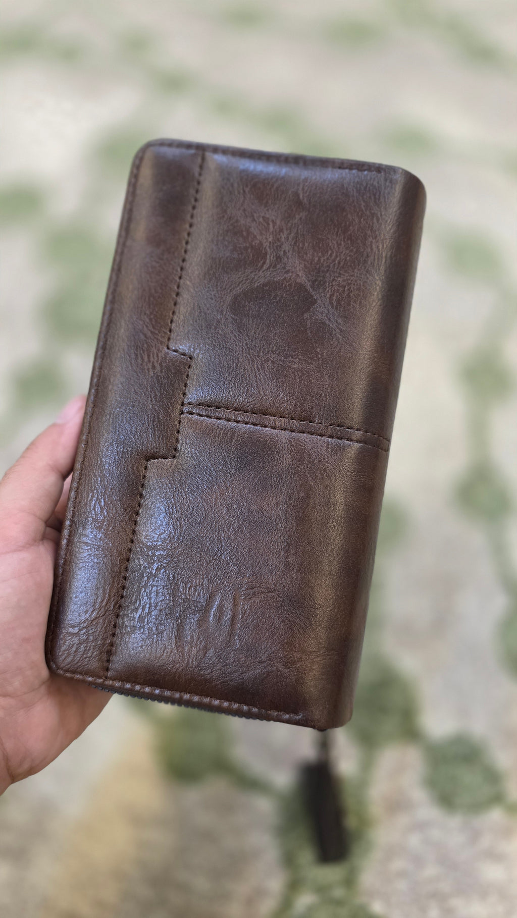 𝐏𝐑𝐄𝐌𝐈𝐔𝐌 𝐋𝐄𝐀𝐓𝐇𝐄𝐑 𝐖𝐀𝐋𝐋𝐄𝐓 brown