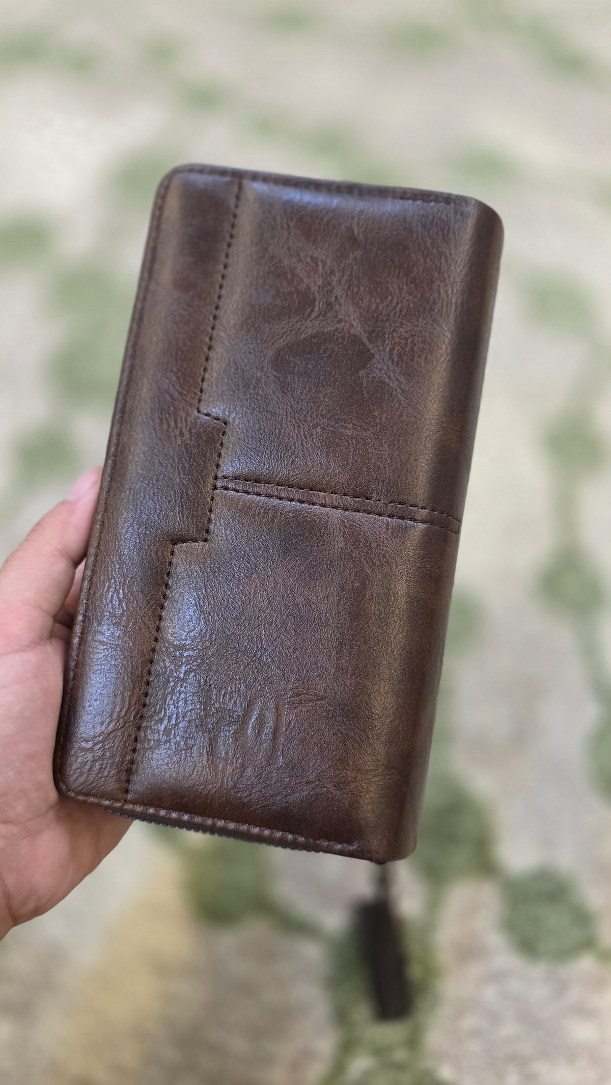 𝐏𝐑𝐄𝐌𝐈𝐔𝐌 𝐋𝐄𝐀𝐓𝐇𝐄𝐑 𝐖𝐀𝐋𝐋𝐄𝐓 brown