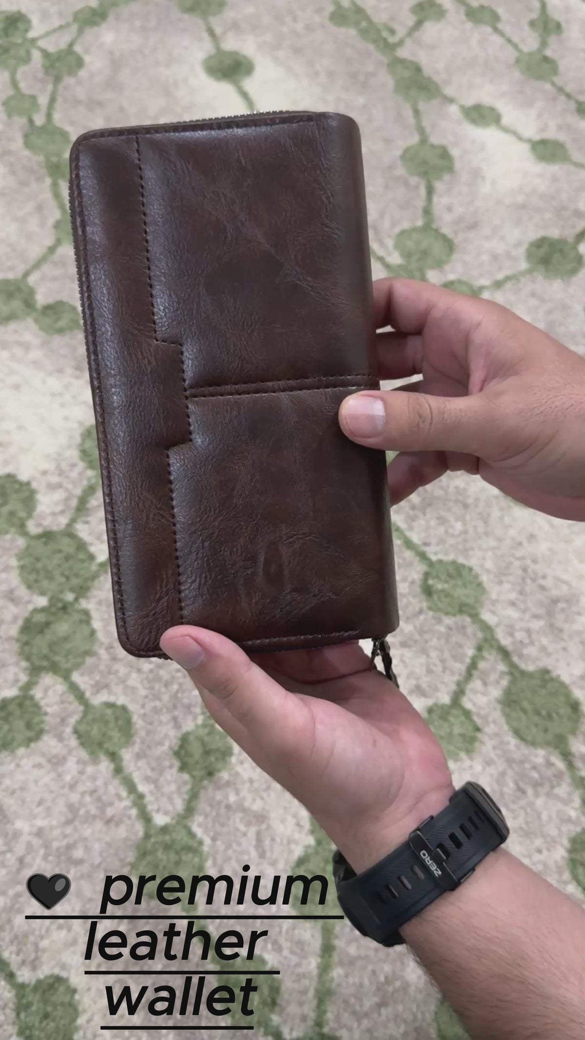 𝐏𝐑𝐄𝐌𝐈𝐔𝐌 𝐋𝐄𝐀𝐓𝐇𝐄𝐑 𝐖𝐀𝐋𝐋𝐄𝐓 brown